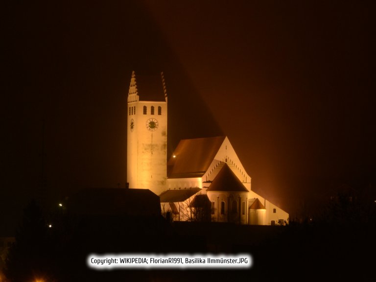 Grossansicht in neuem Fenster: Basilika St. Arsatius bei Nacht