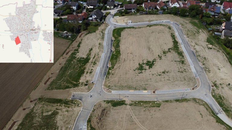 Rieder Feld Luftaufnahme